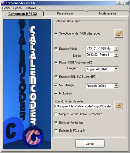 Catalencoder per convertire e rippare DVD in formato DivX/XviD