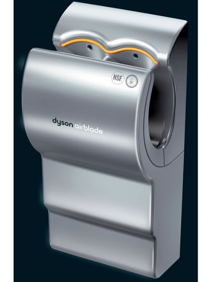 Asciugamani elettronico Dyson: soli 10 secondi con getti esplosivi di aria, senza arrostirvele