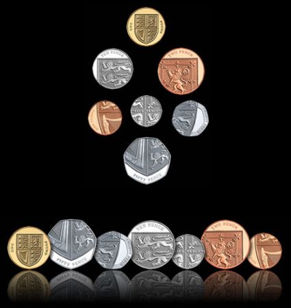 Nuovo Design per il Conio delle Monete Inglesi