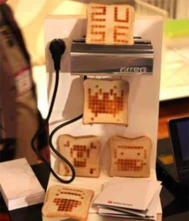 Zuse Tostapane a Matrice di Punti per Toast Pixellosi