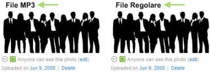Nascondere File Mp3 in Immagini su Flickr