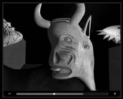 Rendering 3D Guernica di Picasso Rendering 3D Guernica di Picasso