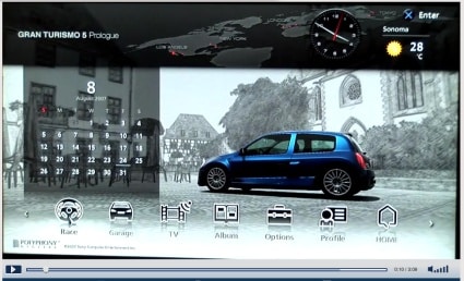 gt5prologue home screen