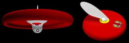 Frisbee avveniristico con Telecamera integrata