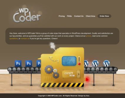 WPCoder da PSD a WordPress in men che non si paghi