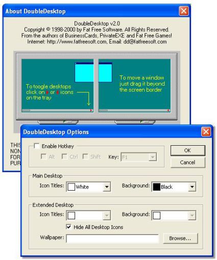 Raddoppia il tuo desktop con DoubleDesktop Raddoppia il tuo desktop con DoubleDesktop