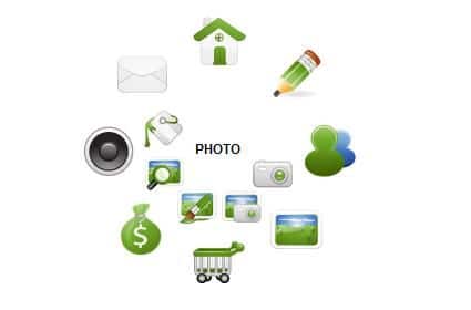 Strabiliante menu circolare realizzato con i CSS