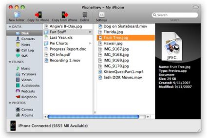 Montare un iPhone direttamente come fosse un Hard Disk locale [Mac OS X]