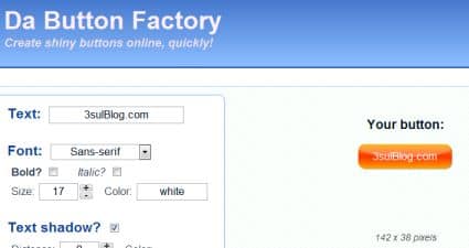Create online pulsanti e bottoni per il vostro blog
