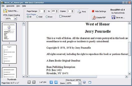 Convertire file Docx a RTF