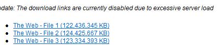 Scaricare l'intero World Wide Web sarà possibile?