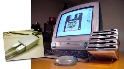 Potenza di memorizzazione strabiliante: 5 Floppy drive in RAID per ben 4 Mb!