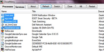 Come terminare processi multipli in Windows