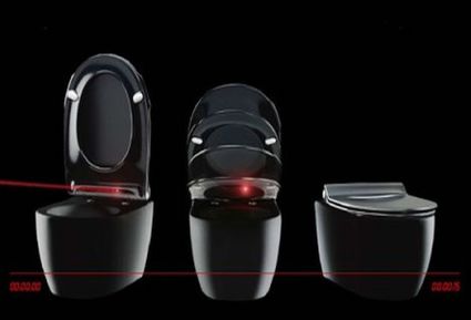 La toilette laser e a sesnsori di movimento del futuro