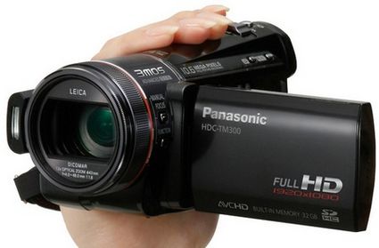 Videocamere HD: anche Panasonic svela la nuova punta di diamante, la HDC-TM300