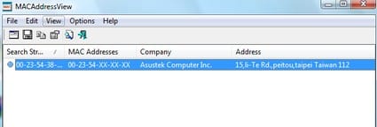 Trovare facilmente il MAC Address di una scheda di rete