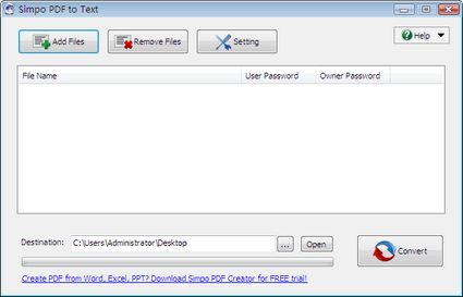 Convertire un file PDF in testo