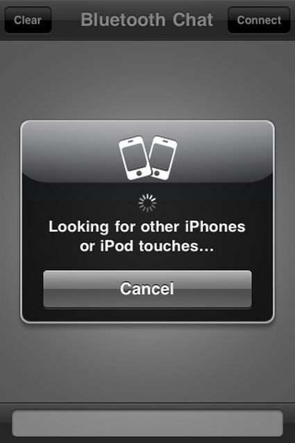 Chat Bluetooth per iPhone e iPod