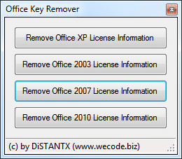 Rimuovere le informazioni delle licenze Microsoft Office dal PC