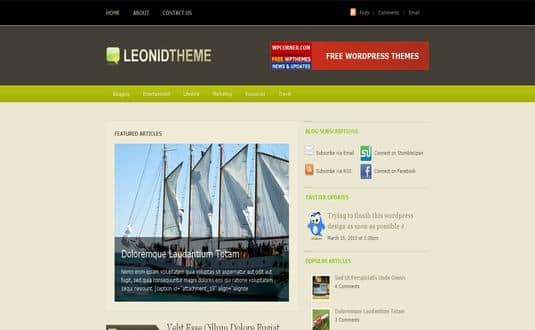 Nuovi temi free WordPress tutti da godere!