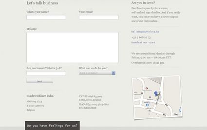 Esempi creativi di pagine dei contatti ben riuscite