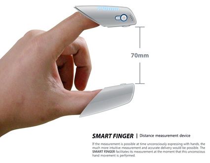 Misure esatte con le dita e Smart Finger