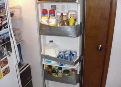 Riparazioni impossibili - Scomparti frigo con nastro