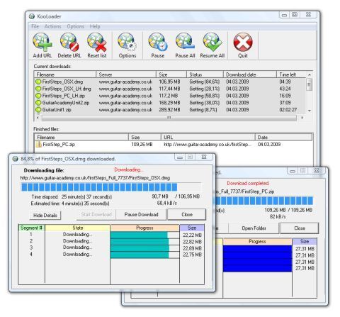 Pianificare i download con Kooloader Download Manager Pianificare i download con Kooloader Download Manager