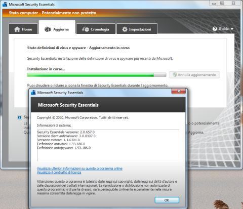 Microsoft Security Essentials 2 – Il miglior antivirus gratuito pronto al download