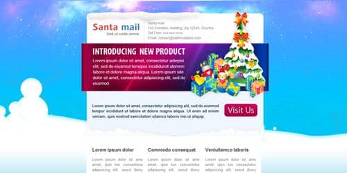 Template HTML per Newsletter e Mailing List Template HTML per Newsletter e Mailing List