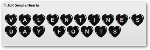 Font speciali per gli auguri di San Valentino