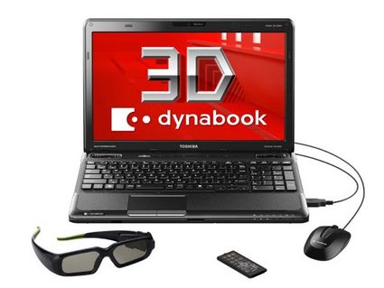 Notebook 3D con Toshiba Dynabook