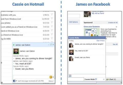 La chat di Facebook all’interno di Hotmail adesso disponibile in tutto il mondo La chat di Facebook all’interno di Hotmail adesso disponibile in tutto il mondo