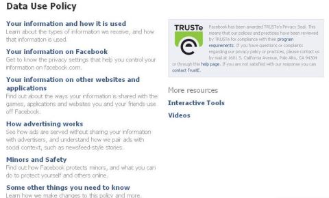 Facebook sperimenta policy sulla privacy più semplificata