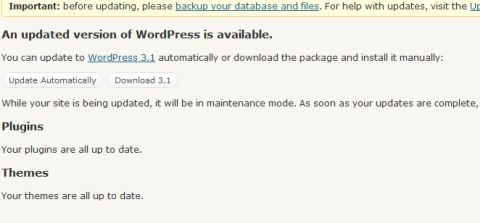 Rilascio WordPress 3.1 – Ecco le novità