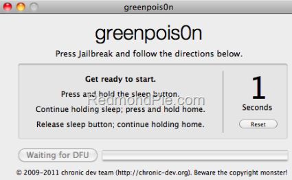 Jailbreak iOS 4.2.1 per iPhone 4,3GS, iPod Touch 2G,3G,4G e iPad con greenpois0n [GUIDA WIN E MAC]