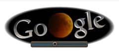 Eclissi di Luna: un doodle animato di Google ce la ripropone